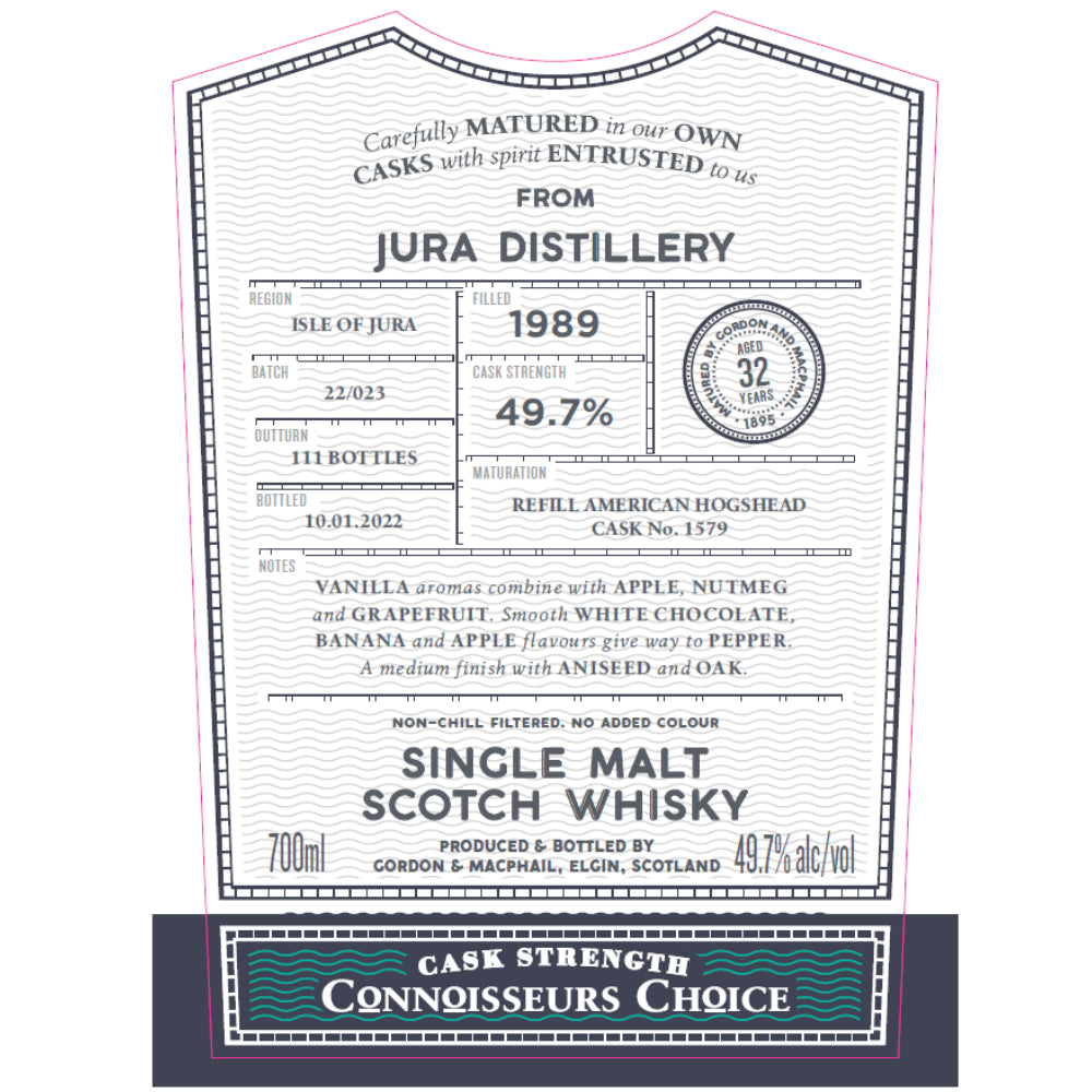 Gordon and Macphail Jura 32 Year Old Connoisseurs Choice - Goro's Liquor