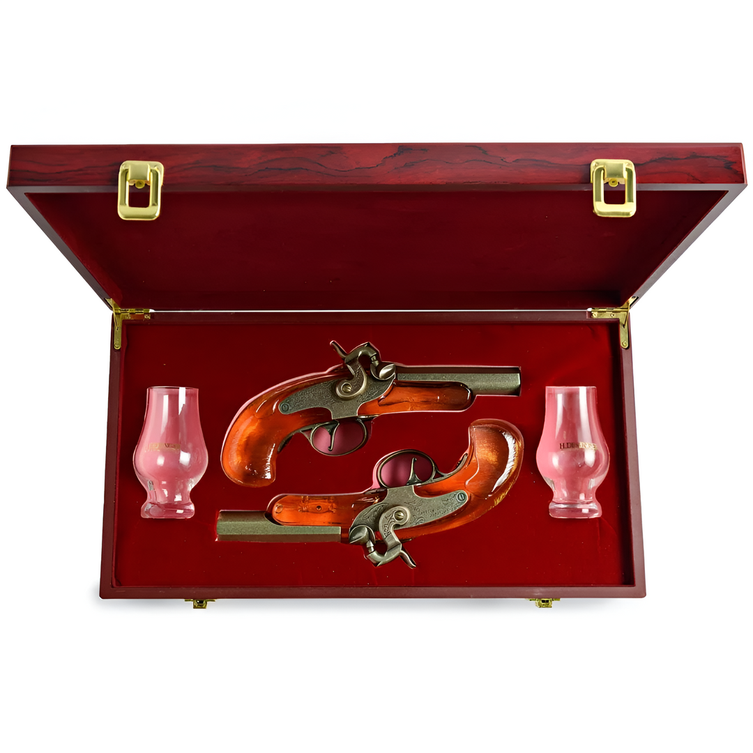 H.Deringer Bourbon Whiskey Pistol Set 2x200 ml