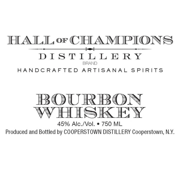 Hall of Champions Distillery Bourbon Whiskey - Goro's Liquor