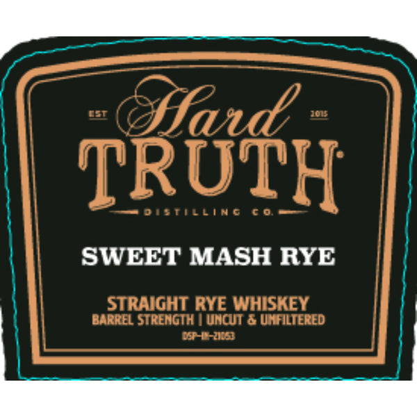 Hard Truth Sweet Mash Straight Rye Whiskey - Goro's Liquor