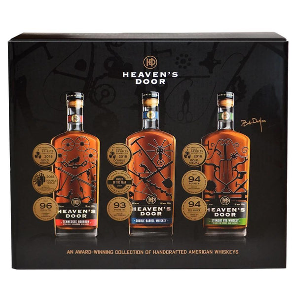 Heaven’s Door Trilogy Collection Bourbon Heaven's Door Whiskey 