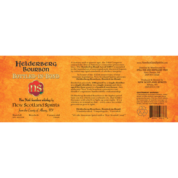 Helderberg Bourbon Bottled In Bond - Goro's Liquor