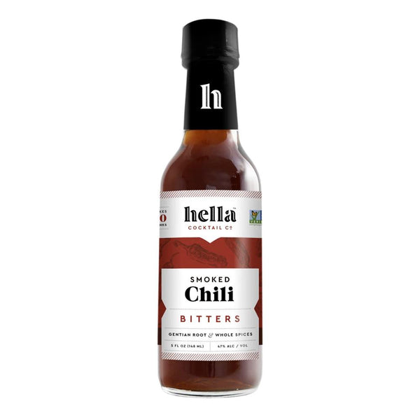 Hella Cocktail Smoked Chili Bitters 5 OZ Bitters Hella Cocktail Co.