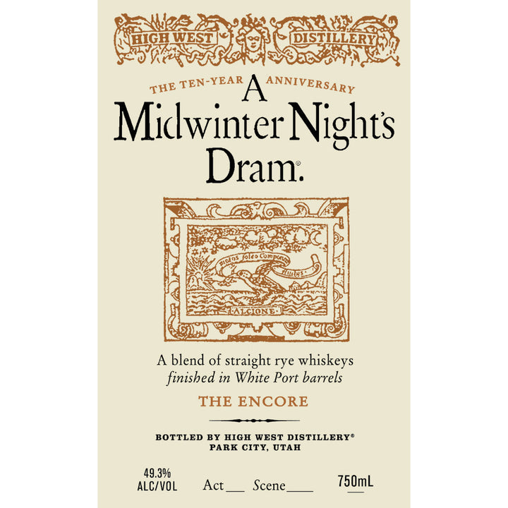 High West A Midwinter Night’s Dram The Encore Act 10 - Goro's Liquor