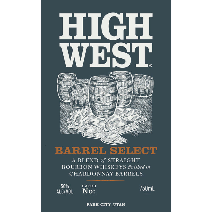 High West Barrel Select Straight Bourbon Finished in Chardonnay Rum Barrels - Goro's Liquor