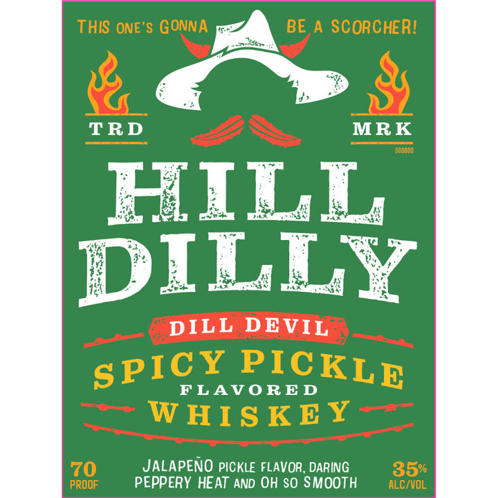 Hill Dilly Dill Devil Spicy Pickle Flavored Whiskey - Goro's Liquor