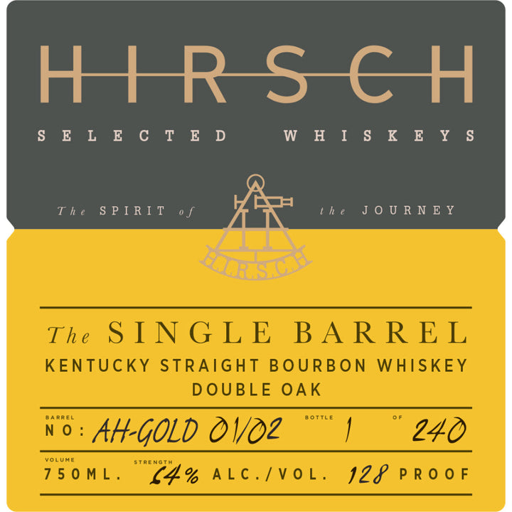 Hirsch The Single Barrel Kentucky Straight Bourbon Double Oak - Goro's Liquor