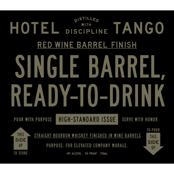 Hotel Tango Single Barrel Bourbon Finished in Wine Barrels - Goro's Liquor