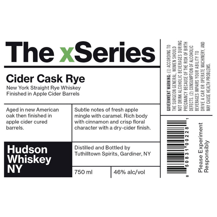 Hudson The xSeries Cider Cask Rye - Goro's Liquor