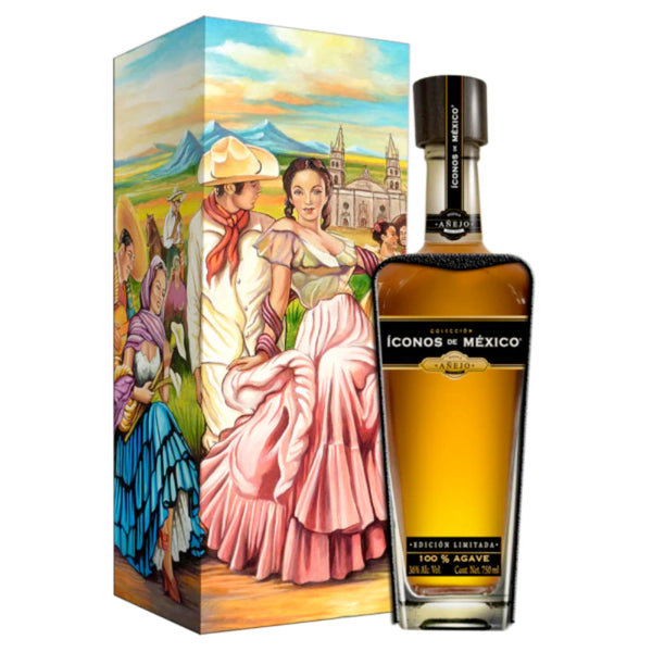 Iconos de Mexico Guadalajara Of My Loves Wooden Box Añejo - Goro's Liquor