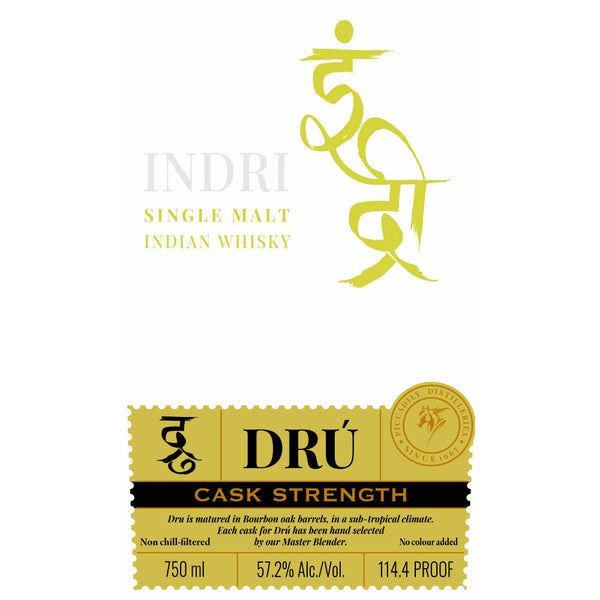 Indri Drú Cask Strength Single Malt Indian Whisky - Goro's Liquor