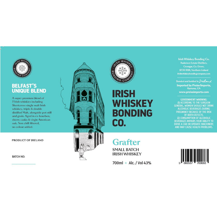 Irish Whiskey Bonding Co. Grafter Irish Whiskey - Goro's Liquor