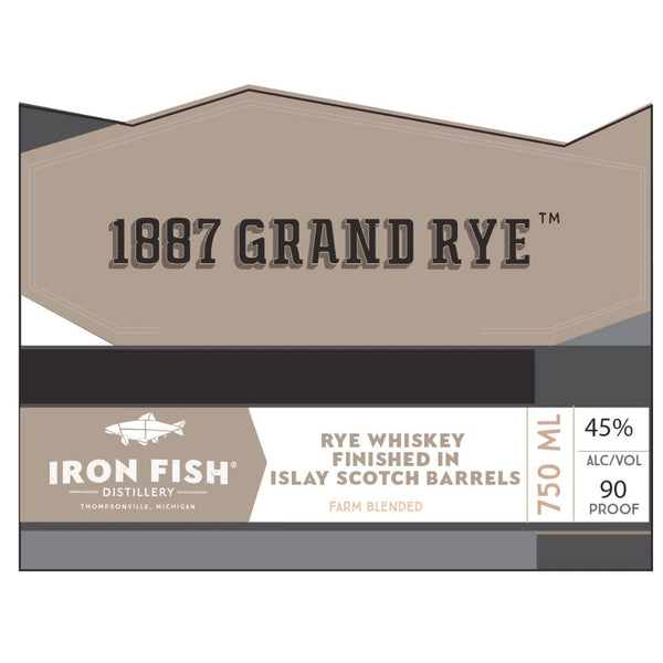 Iron Fish 1887 Grand Rye - Goro's Liquor