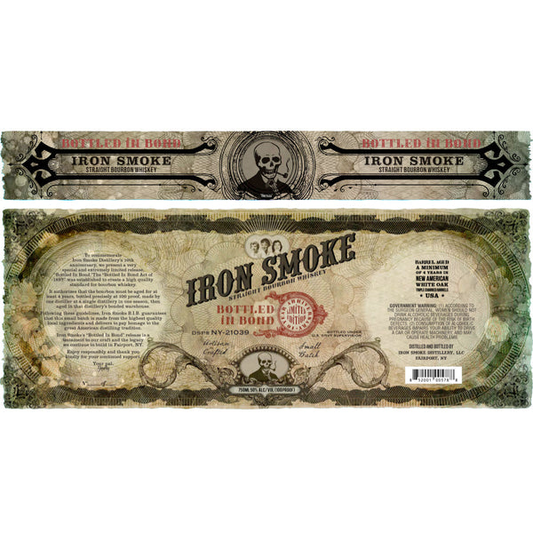 Iron Smoke Bottled in Bond Straight Bourbon - Goro's Liquor