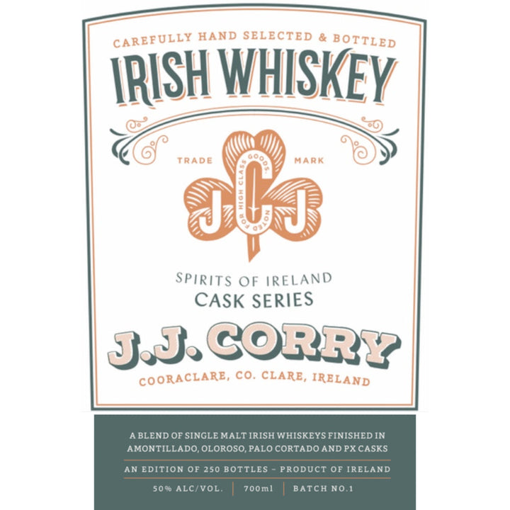 J.J. Corry Spirits of Ireland Cask Series Batch 1 - Goro's Liquor