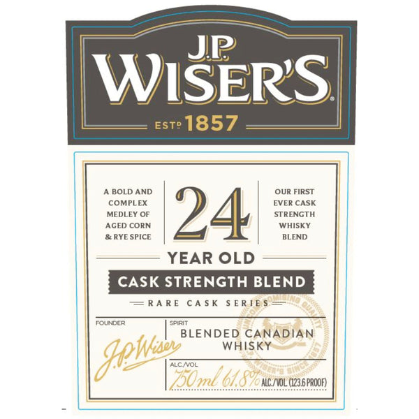 J.P. Wiser’s 24 Year Old Cask Strength Blended Whisky - Goro's Liquor