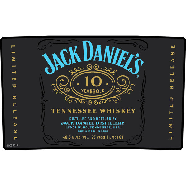 Jack Daniel's 10 Year Old Batch 03 Limited Release - Goro's Liquor