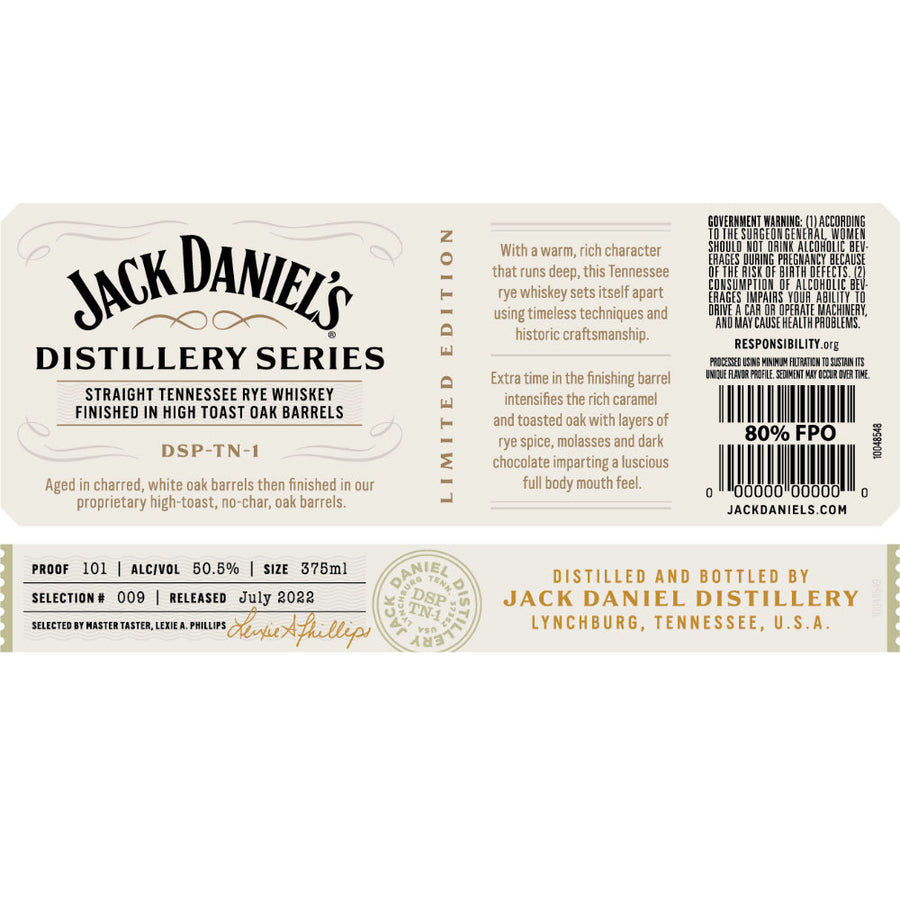 Jack Daniel's Distillery Series No. 9 - Goro's Liquor