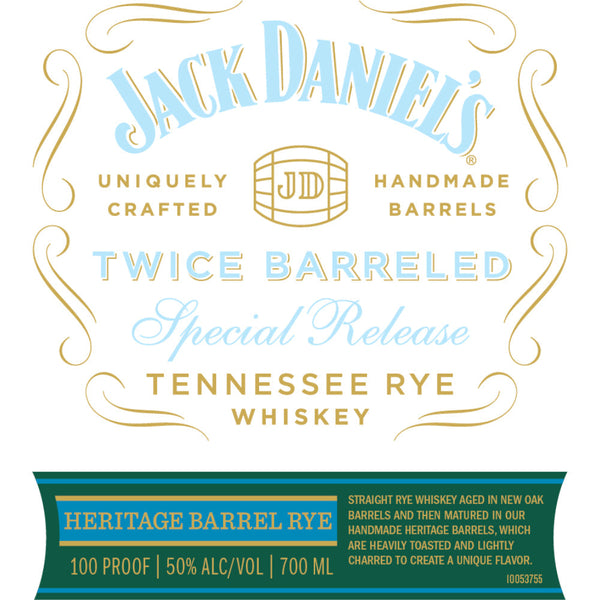 Jack Daniel's Twice Barreled Tennessee Rye 2023 Release - Goro's Liquor