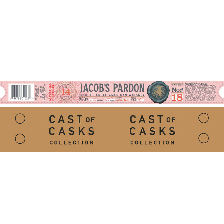 Jacob’s Pardon Cast of Casks 14 Year Old Barrel No #18 - Goro's Liquor