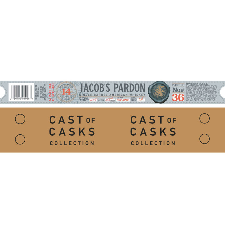 Jacob‘s Pardon Cast of Casks 14 Year Old Barrel No #36 - Goro's Liquor