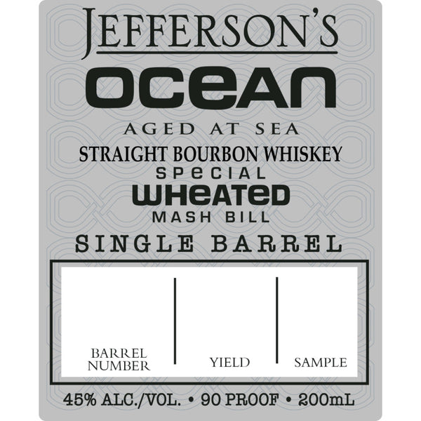 Jefferson's Ocean Special Wheated Mash Bill Single Barrel - Goro's Liquor