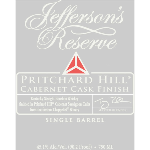 Jefferson's Pritchard Hill Cabernet Cask Finished Single Barrel - Goro's Liquor