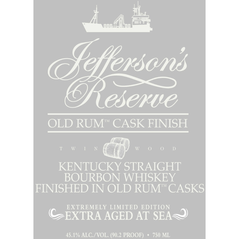 Jefferson's Reserve Old Rum Cask Finish Extra Aged At Sea - Goro's Liquor