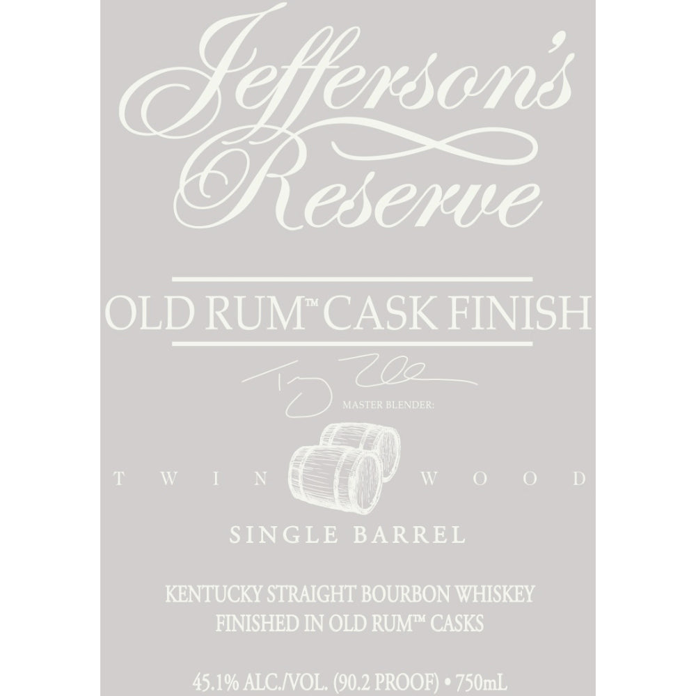 Jefferson's Reserve Old Rum Cask Finish Single Barrel - Goro's Liquor