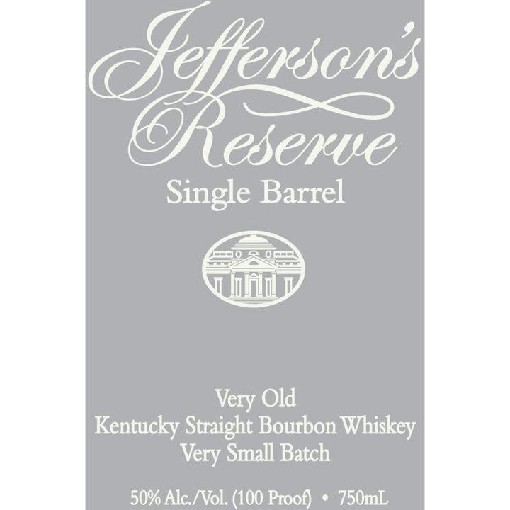 Jefferson's Reserve Very Old Single Barrel Bourbon - Goro's Liquor