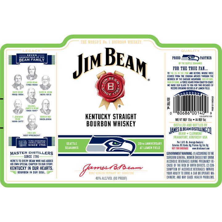 Jim Beam Seattle Seahawks Edition - Goro's Liquor