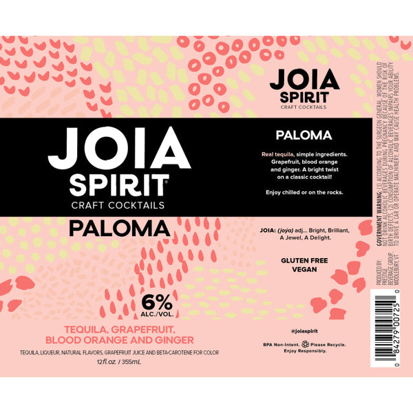 Joia Spirit Paloma 4pk - Goro's Liquor