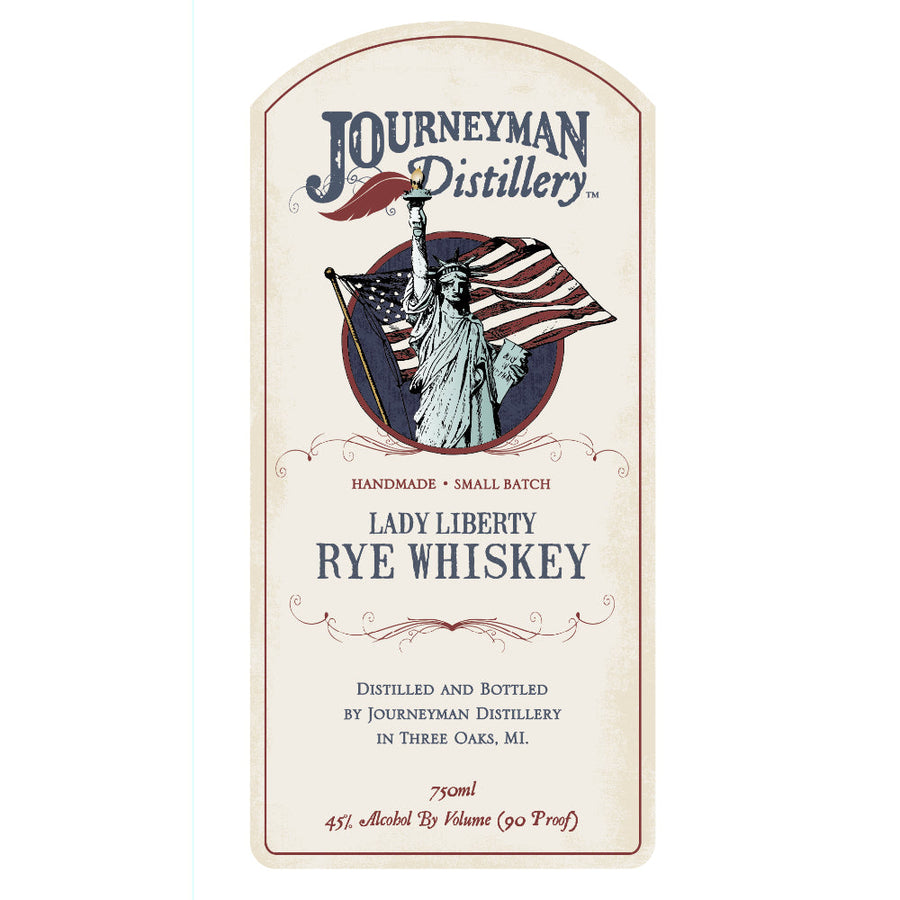 Journeyman Distillery Lady Liberty Rye Whiskey - Goro's Liquor