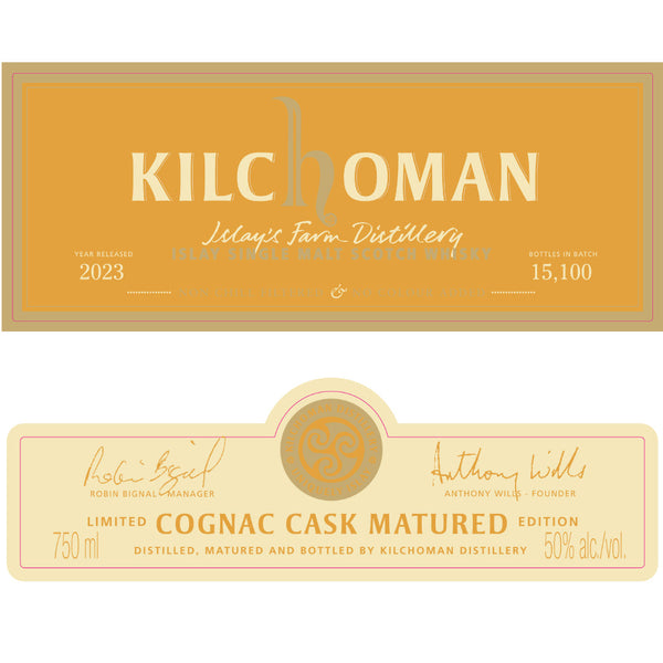 Kilchoman Cognac Cask Matured 2023 Edition - Goro's Liquor