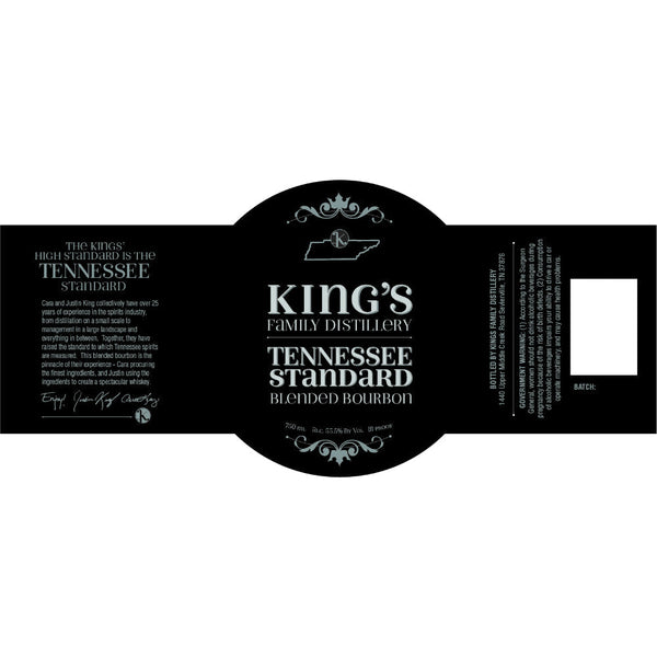 King’s Tennessee Standard Blended Bourbon - Goro's Liquor