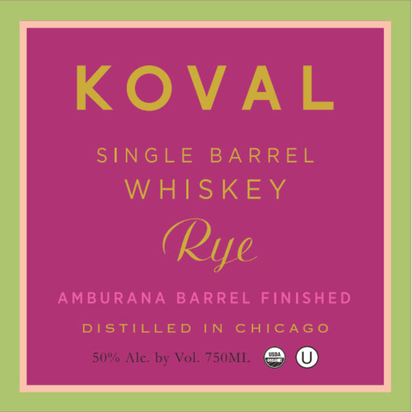 Koval Amburana Barrel Finish Rye - Goro's Liquor