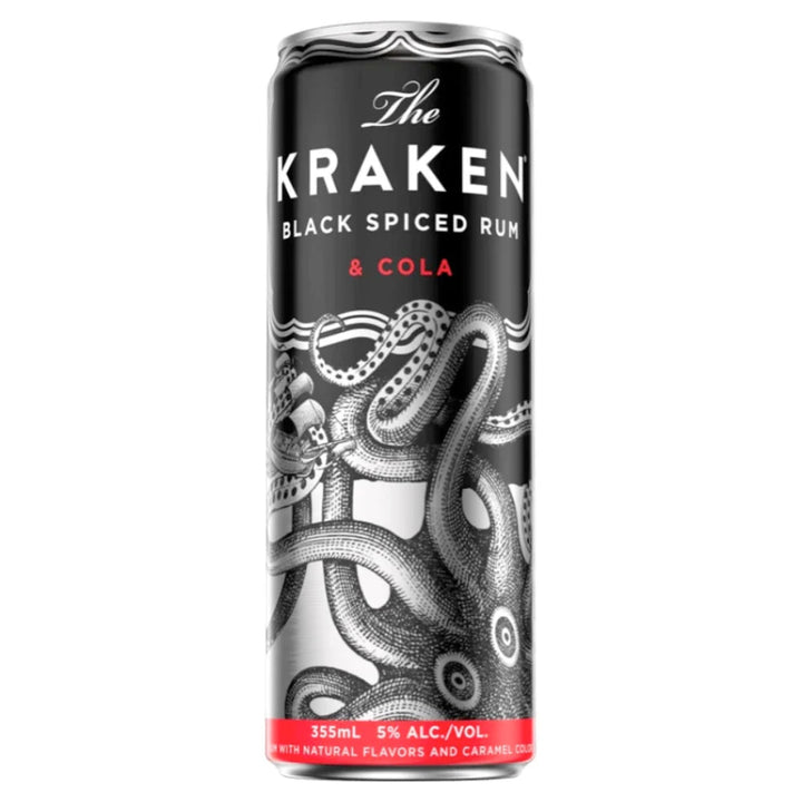 Kraken Black Spiced Rum & Cola Cocktail 4PK - Goro's Liquor