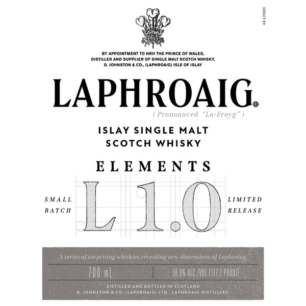 Laphroaig Elements L 1.0 Limited Release - Goro's Liquor