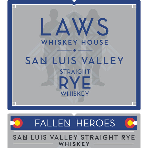 Laws Fallen Heroes Straight Rye - Goro's Liquor