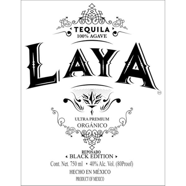 Laya Organic Reposado Tequila Black Edition - Goro's Liquor