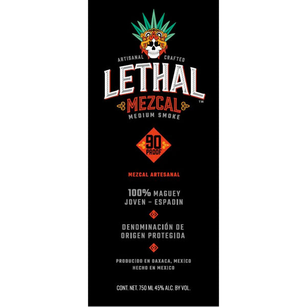 Lethal Mezcal Medium Smoke Mezcal Artesanal - Goro's Liquor