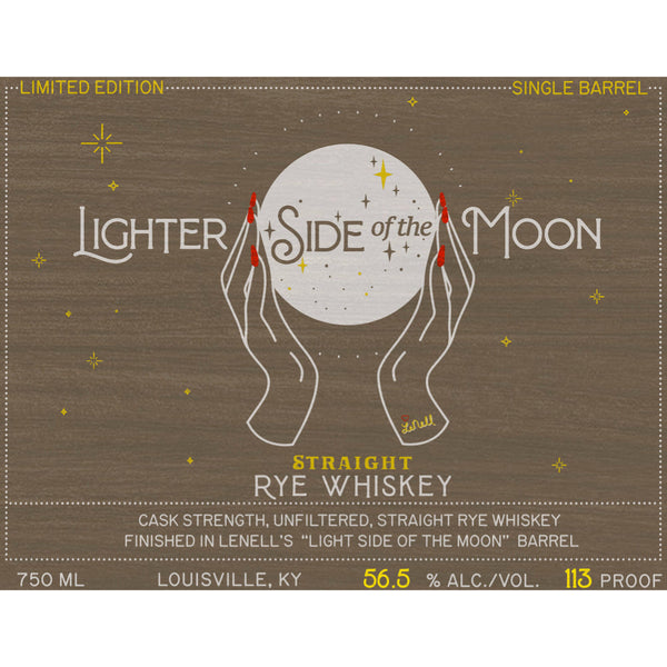 Lighter Side of the Moon Straight Rye Whiskey - Goro's Liquor