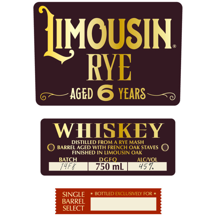 Limousin Rye 6 Year Old Single Barrel - Goro's Liquor