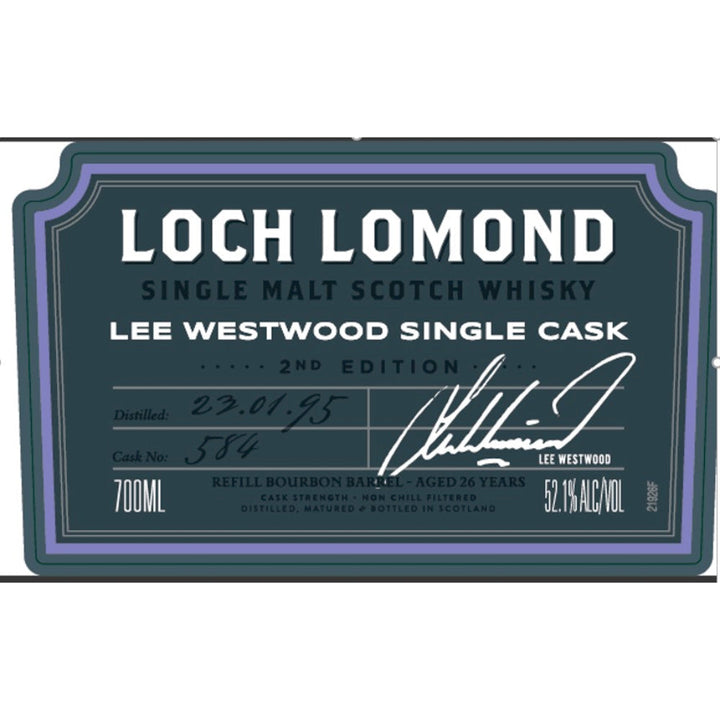 Loch Lomond Lee Westwood 2nd Edition - Goro's Liquor