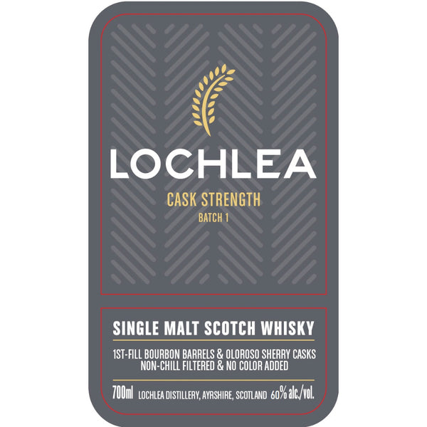 Lochlea Cask Strength Batch 1 Single Malt Scotch - Goro's Liquor