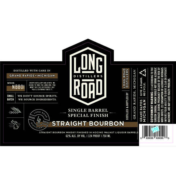 Long Road Distillers Single Barrel Special Finish Bourbon - Goro's Liquor