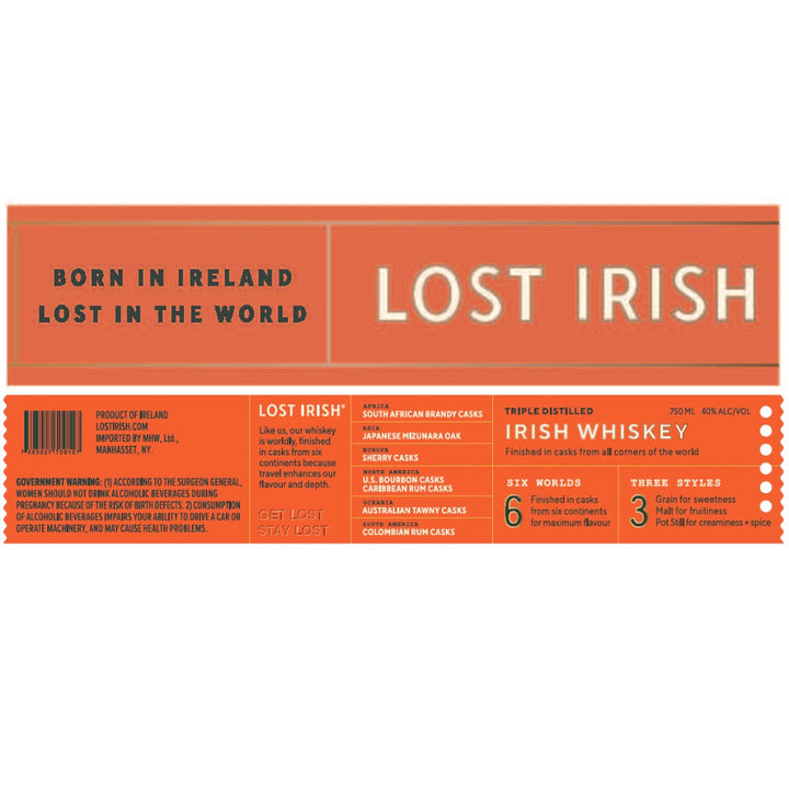 Lost Irish Whiskey - Goro's Liquor