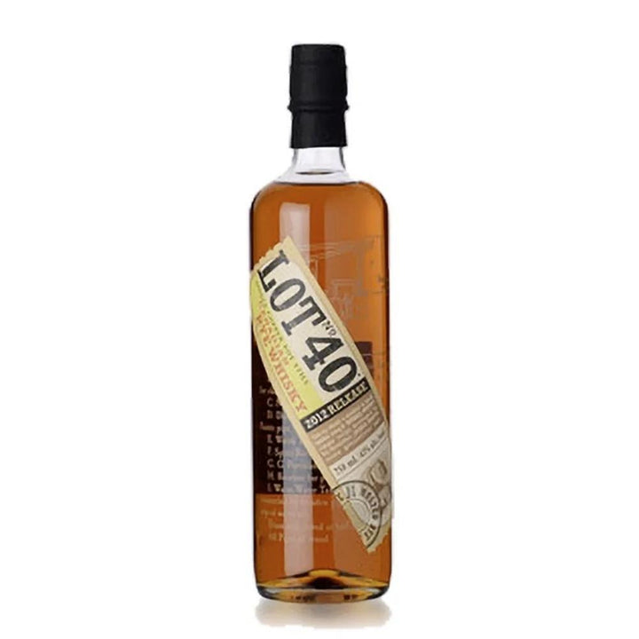 Lot 40 Canadian Rye Whiskey 2012 Canadian Whisky Lot No. 40