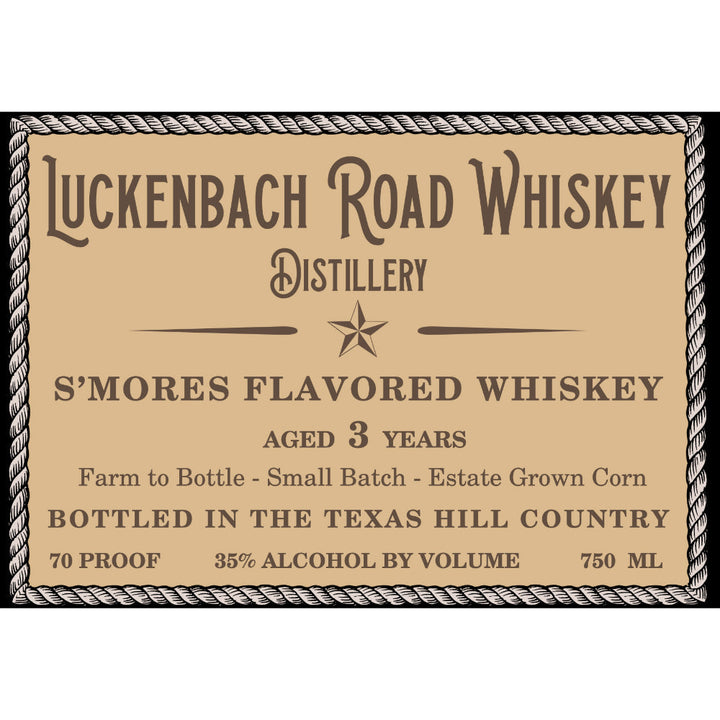 Luckenbach Road S’mores Flavored Whiskey - Goro's Liquor