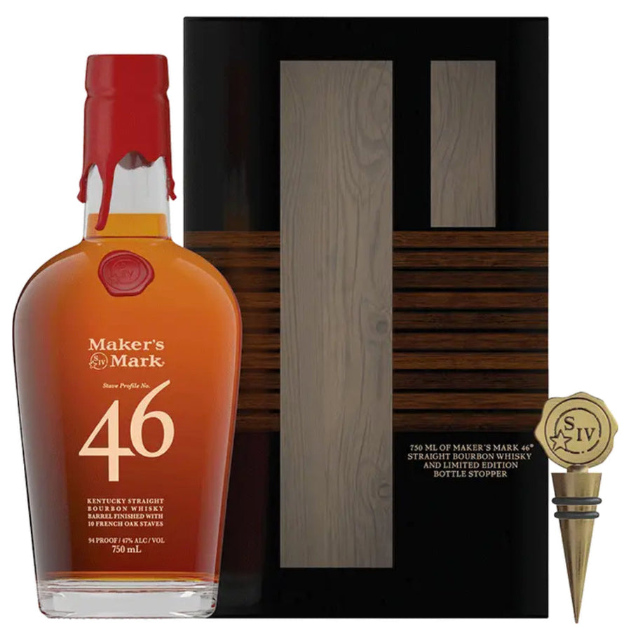 Maker's Mark 46 With Bottle Stopper Gift Set - Goro's Liquor